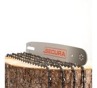 SECURA 4x Sägekette + 1 Schwert 37cm 0.325 62 TG 1,6mm kompatibel mit Stihl 026 MS 260 Motorsägen