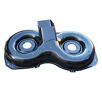 SECURA Carter de faucheuse 107cm compatible avec Yard Pro YP155107HRB 960610257 Tracteur de pelouse