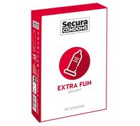 Secura Extra Fun 48pcs Box Préservatifs Transparent 18 cm