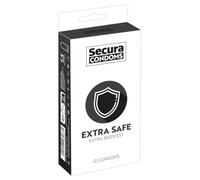 Secura Extra Safe 12pcs Box Préservatifs Transparent 18 cm