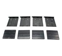 SECURA Guides en plastique en bas + raccord en haut compatible avec Scheppach HL700 Special Edition Fendeuse à bois