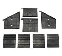 SECURA Guides en plastique en bas + raccord en haut compatible avec Scheppach HL810 Fendeuse à bois