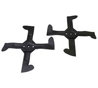 SECURA Jeu de lames (croix-combi) compatible avec Husqvarna CTH191 960610189 (107cm Carter de coupe) Tracteur de pelouse