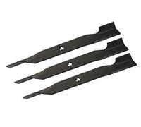 SECURA Jeu de lames (high-lift) compatible avec Husqvarna GTH26K54 96043003100 (2006-11) Tracteur de pelouse