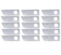 SECURA Jeu de lames (Kit de 15) compatible avec MTD VE 30 16AF11CA600 Scarificateur