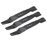 SECURA Jeu de lames (mulching) compatible avec Husqvarna R214T 967062902 (94cm Carter de coupe) Tracteur de pelouse