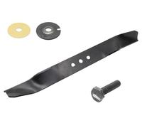 SECURA Jeu de lames (mulching) compatible avec Scheppach MS132-42 SE Tondeuse à gazon