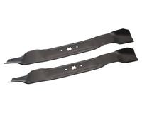 SECURA Jeu de lames (mulching) compatible avec WOLF-Garten Expert 107.180H 13AG91WG650 Tracteur de pelouse