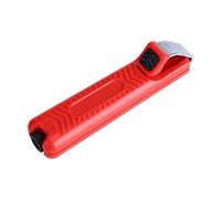 Secura Mini pince à dénuder et câble, profondeur de réglable pour câbles en caoutchouc PVC et silicone, idéal pour tous les câbles ronds courants avec pince à sertir