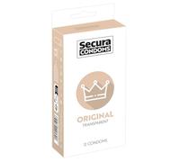 Secura Kondome Préservatifs Original transparents 18 cm – boîte 12 pièces