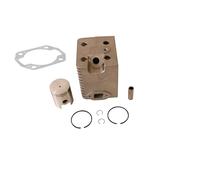 SECURA Piston + cylindre avec joint de pied de cylindre Ø45mm compatible avec Wacker WM80 Pilonneuse