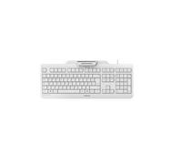 SECURE BOARD 1.0 - Clavier - avec NFC - USB - Allemand - commutateur : CHERRY LPK - blanc/gris
