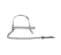 Secure Coupler Pin | Marine Grade Zinc Spring Lock Pin for Truck Trailer / Boat / Lawn & Garden | Dependable Semicircle Accessories