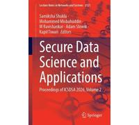 Secure Data Science and Applications: Proceedings of ICSDSA 2026, Volume 2