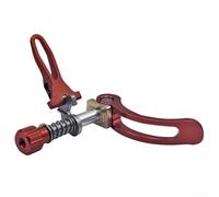 Secure Fit Clip de tube de vélo pliable pour tubes de selle de 31 8 mm, détachement rapide pour un rangement et un transport faciles (rouge)