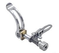 Secure Fit Clip de tube de vélo pliable pour tubes de selle de 31 à 8 mm, détachement rapide pour un rangement et un transport faciles (argenté)