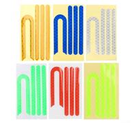 Secure Fit Lot de 10 autocollants réfléchissants pour scooter Pro Pro2 M365 1S qui résistent au pelage dans des conditions de conduite difficiles (vert clair)