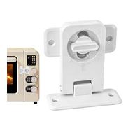 Secure Fridge Lock, Adhesive Safety Latch System, 3.5x2.3 Inches Refrigerator Lock with Keyless Build, Sturdy ABS Safety Locks, Appliance Locks with Minimal Design, Childproof Security for Home