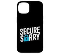 Secure Sorry Padlock Data Breach Cyber Security Humour Coque pour iPhone 13