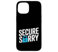 Secure Sorry Padlock Data Breach Cyber Security Humour Coque pour iPhone 15