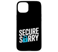 Secure Sorry Padlock Data Breach Cyber Security Humour Coque pour iPhone 15 Plus