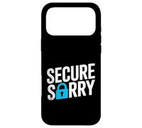 Secure Sorry Padlock Data Breach Cyber Security Humour Coque pour iPhone 17 Pro Max
