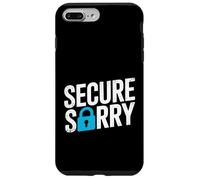 Secure Sorry Padlock Data Breach Cyber Security Humour Coque pour iPhone 7 Plus/8 Plus