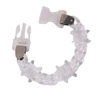 Secure Wear Fashion avec texture mate acrylique et fermoir à prise pour un accessoire créatif et confortable - Bracelet fonctionnel givré, One Size, Comme décrit