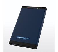 SecureData SecureDrive BT FIPS 140-2 Niveau 3 Validé 256 bits Disque dur externe crypté USB 3.0 Déverrouillage sans fil sécurisé via application mobile 2 TB noir