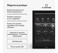 SecureTouch Remontoir | 6+4 Montres | Moteur Mabuchi | Laque piano | 41 Modes | Serrure | LEDs