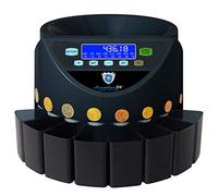 Securina24 Compteuse trieuse de euro pièces modèle LCD (noir - Blacklabel - BBBLCD)