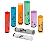 Securina24 Tubes pour pièces de Monnaie 1 Centime à 2 Euros, ou 119 pièces mélangées (119 pièces mélangées)