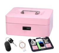 Sécurisé pour voyager, sécurité sécurisée, verrouillage portable, dépôt d'argent portable avec code de sécurité pour les voyages, clés de magasin, cartes, bijoux, billets