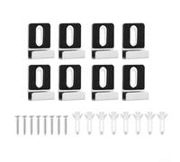 Sécurisez vos miroirs en toute sécurité. Ensemble complet de supports métalliques conçus pour une utilisation intensive