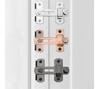 Sécurisez vos portes avec des loquets et loquet en acier inoxydable et un boulon de porte robuste pour une utilisation prolongée (cuivre)