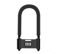 Sécurisez vos scooters avec une serrure à combinaison robuste à 4 chiffres avec anse en U réglable, construction en métal résistant aux intempéries avec 10 000 codes uniques (220 cadenas en forme de U