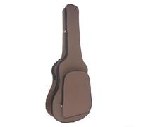 Sécurisez votre guitare avec cet étui de transport rembourré imperméable pour modèles acoustiques standard jusqu'à 104 pouces (marron)