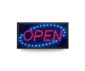 Securit - 74544 - Enseigne lumineuse Open, multicolore, 50 x 25 x 3 cm