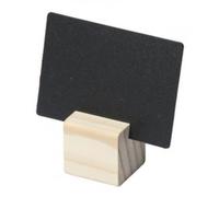 Securit Ardoise + support TEAK, en kit 0,000000 Noir