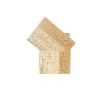 Carte des boissons de la gamme Design A4 (x10) plus BOX, 1 double insert inclus avec chaque menu (présente 2 pages A4 4 Vues) Securit75 G