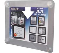 Securit Cadre fenêtre A3 gris