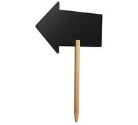 Securit Tableau noir FBS-Arrow – 670 x 500 x 20 mm – support bois avec pointe et marqueur à craie