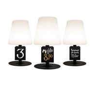 SECURIT Lampe de table à LED TABLE LAMP, noir
