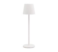 SECURIT - Lampe LED à Variateur "Feline" - Sans Fil - Rechargeable Par USB Magnétique - Intérieur/Extérieur - Pour Bar, Café, Restaurant, Hôtel - 38 x 11 x 11 cm - Coloris Blanc