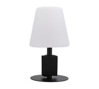 Securit Lampe LED Michelle – Étiquette ardoise, sans fil, USB rechargeable, 2 niveaux Noir/Blanc