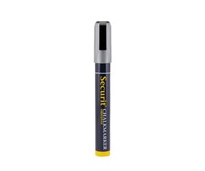 Securit Marqueur à craie liquide à pointe biseautée Largeur du trait 2 x 6 mm argent