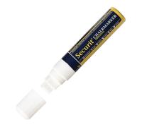 Securit – Gros marqueur craie liquide toutes surfaces Chalkmarker 15 mm – Blanc