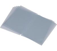 SECURIT - Inserts Avec Pochettes Transparentes Doubles A4 - Pour Porte-Menu, Carte des Vins - Pour Café, Bar, Restaurant - Lot de 10