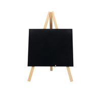 Securit – Ardoise de table et chevalet Mini trépied Bois hêtre laqué 24 x 15 cm