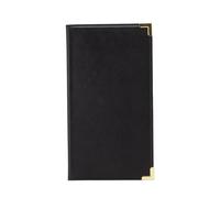 SECURIT - Porte-Addition Classic Line - 3 Encoches - Pour Café, Bar, Restaurant - Similicuir PU - Coloris Noir